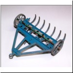 Pure Rubber Products Hay Rake - underside view Pure Rubber Products Hay Rake - underside view