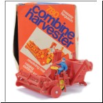 Lipkin Massey Ferguson Combine Harvester (missing rear wheels) (photo by Vectis Auctions)