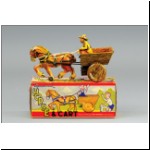 Marx Horse & Cart with box (photo by Bertoia Auctions)