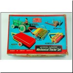 Mettoy Mechanical Tractor Set