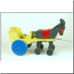 Tri-ang Teachem Toys Gig pulled by a goat Tri-ang Teachem Toys Gig pulled by a goat