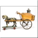 Tri-ang Pine Tip Cart and Horse Tri-ang Pine Tip Cart and Horse