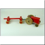 Unknown Wooden Tractor and Log Trailer